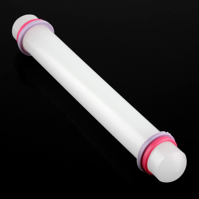 Zetiling 9 Inch Non-Stick Dough Roller With Thickness Rings - Rolling Pin Fondant - Sugar Fondant Cake Roller For Pies and Cookies - Image 5
